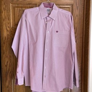 Like New Men’s Cinch Button Up Shirt - Starched